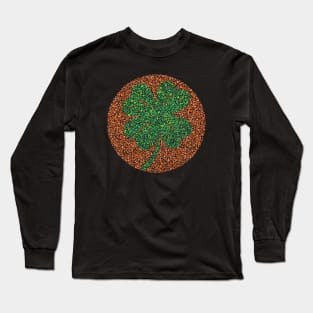 Color Blind Test Shamrock Long Sleeve T-Shirt